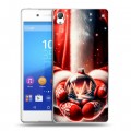Дизайнерский пластиковый чехол для Sony Xperia Z3+ Новый год