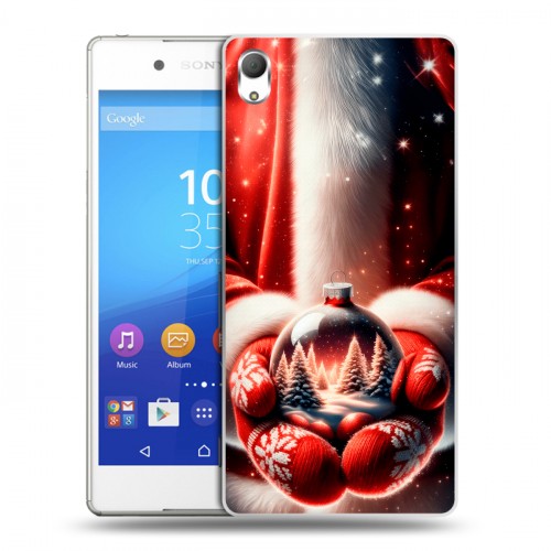 Дизайнерский пластиковый чехол для Sony Xperia Z3+ Новый год