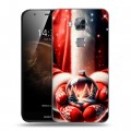 Дизайнерский пластиковый чехол для Huawei G8 Новый год