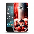 Дизайнерский пластиковый чехол для Microsoft Lumia 550 Новый год