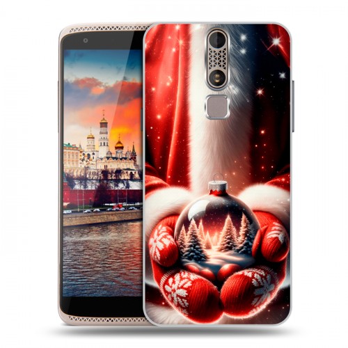 Дизайнерский пластиковый чехол для ZTE Axon Mini Новый год
