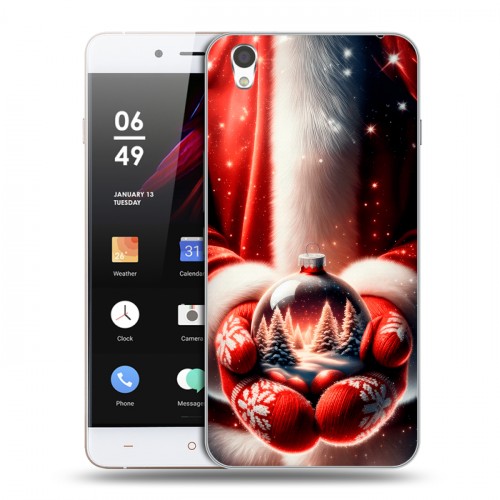 Дизайнерский пластиковый чехол для OnePlus X Новый год