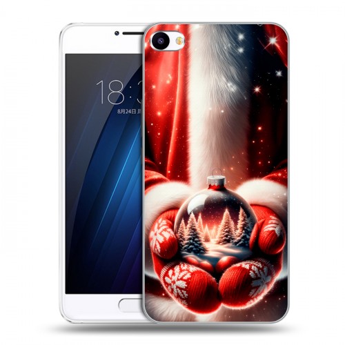 Дизайнерский пластиковый чехол для Meizu U20 Новый год