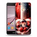 Дизайнерский силиконовый с усиленными углами чехол для Huawei Nova Новый год
