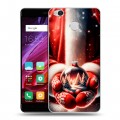 Дизайнерский силиконовый с усиленными углами чехол для Xiaomi RedMi 4X Новый год