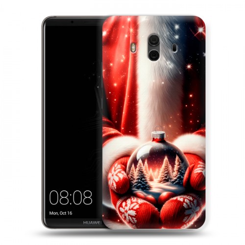 Дизайнерский пластиковый чехол для Huawei Mate 10 Новый год
