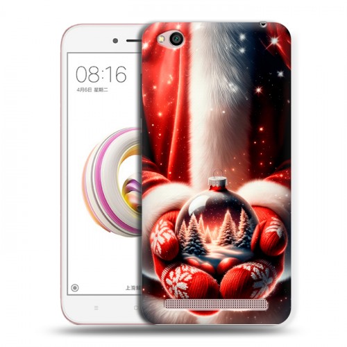Дизайнерский пластиковый чехол для Xiaomi RedMi 5A Новый год