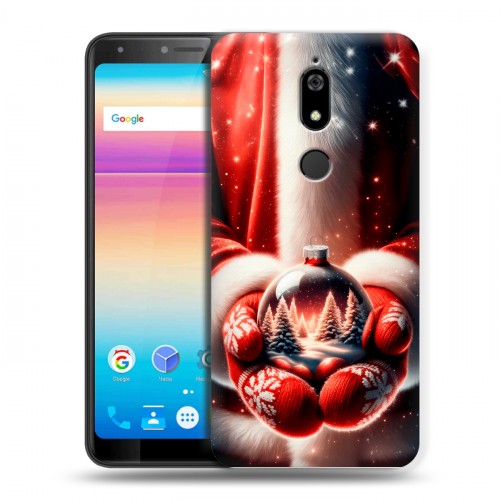 Дизайнерский силиконовый чехол для BQ Space X Новый год