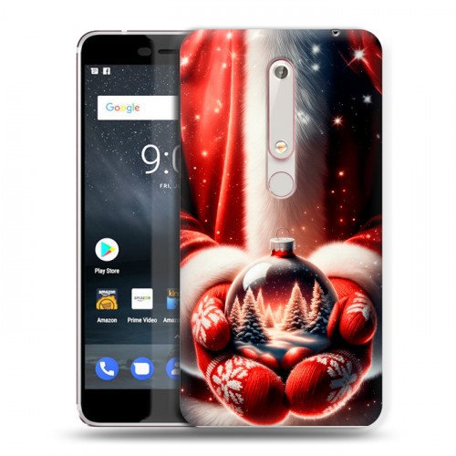 Дизайнерский пластиковый чехол для Nokia 6 (2018) Новый год