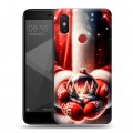 Дизайнерский пластиковый чехол для Xiaomi Mi8 SE Новый год