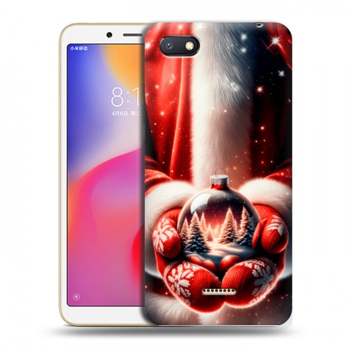 Дизайнерский пластиковый чехол для Xiaomi RedMi 6A Новый год