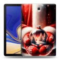 Дизайнерский силиконовый чехол для Samsung Galaxy Tab S4 Новый год