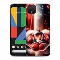 Дизайнерский пластиковый чехол для Google Pixel 4 Новый год
