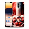 Дизайнерский силиконовый чехол для Nokia 2.3 Новый год