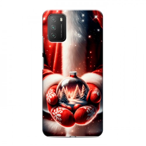 Дизайнерский пластиковый чехол для Xiaomi Poco M3 Новый год