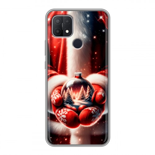 Дизайнерский силиконовый чехол для OPPO A15 Новый год