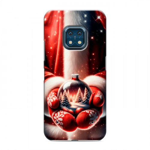 Дизайнерский силиконовый с усиленными углами чехол для Nokia XR20 Новый год