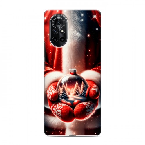 Дизайнерский силиконовый чехол для Huawei Nova 8 Новый год