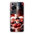 Дизайнерский силиконовый чехол для Huawei P60 Новый год