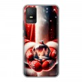 Дизайнерский силиконовый чехол для TCL 403 Новый год