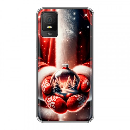 Дизайнерский силиконовый чехол для TCL 403 Новый год