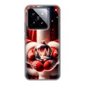 Дизайнерский силиконовый чехол для Xiaomi 14 Новый год