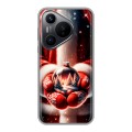 Дизайнерский силиконовый чехол для Huawei Pura 70 Новый год