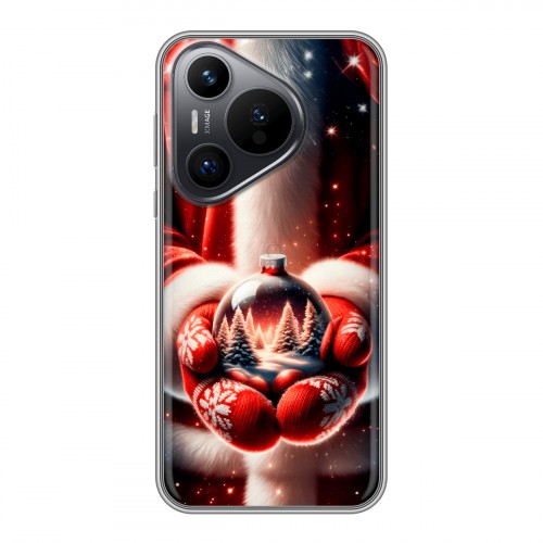 Дизайнерский силиконовый чехол для Huawei Pura 70 Новый год