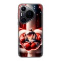 Дизайнерский силиконовый чехол для Huawei Pura 70 Pro Новый год