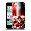 Дизайнерский пластиковый чехол для Iphone 5c Новый год