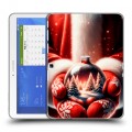 Дизайнерский силиконовый чехол для Samsung Galaxy Tab 4 10.1 Новый год