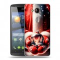 Дизайнерский пластиковый чехол для Acer Liquid E3 Новый год