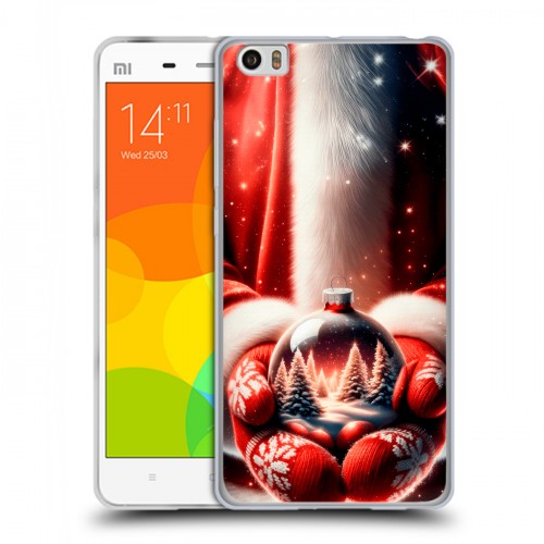 Дизайнерский пластиковый чехол для Xiaomi Mi Note Новый год