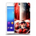 Дизайнерский пластиковый чехол для Sony Xperia C4 Новый год