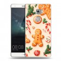 Дизайнерский пластиковый чехол для Huawei Mate S Новый год