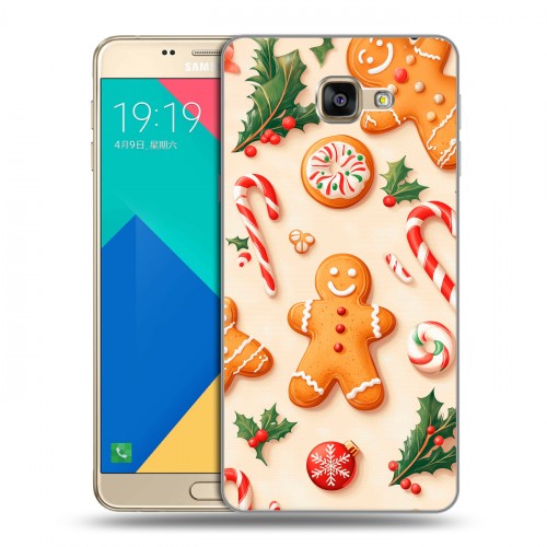 Дизайнерский силиконовый чехол для Samsung Galaxy A9 Новый год