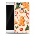 Дизайнерский пластиковый чехол для Huawei P9 Plus Новый год