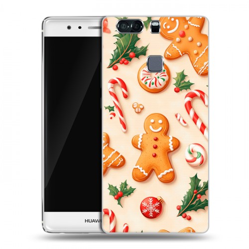 Дизайнерский пластиковый чехол для Huawei P9 Plus Новый год