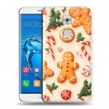 Дизайнерский пластиковый чехол для Huawei Nova Plus Новый год