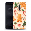 Дизайнерский пластиковый чехол для Nokia 5 Новый год