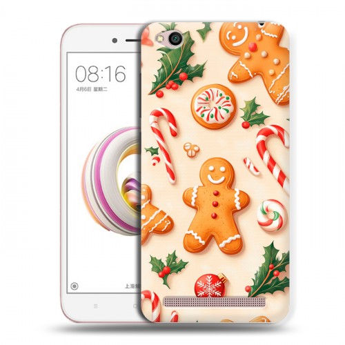 Дизайнерский пластиковый чехол для Xiaomi RedMi 5A Новый год