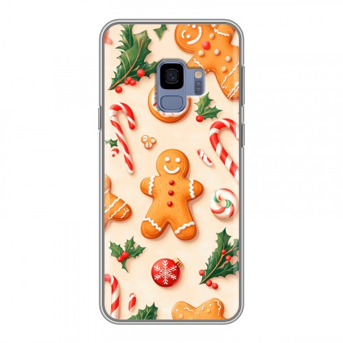 Дизайнерский силиконовый чехол для Samsung Galaxy S9 Новый год