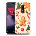 Дизайнерский пластиковый чехол для OnePlus 6 Новый год