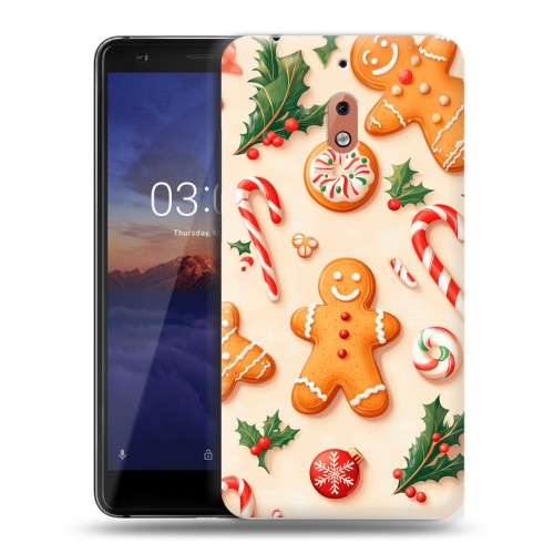 Дизайнерский силиконовый чехол для Nokia 2.1 Новый год