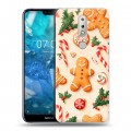 Дизайнерский пластиковый чехол для Nokia 7.1 Новый год