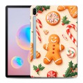 Дизайнерский силиконовый чехол для Samsung Galaxy Tab S6 Новый год