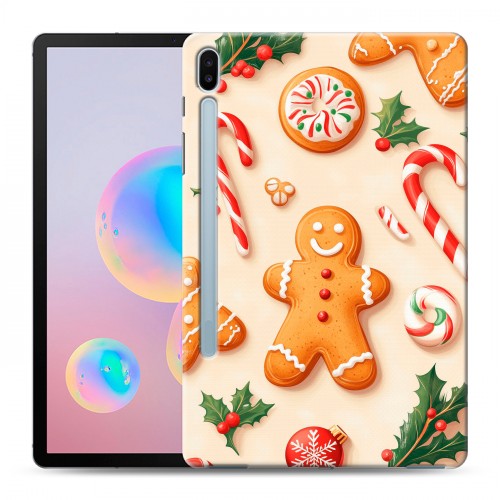 Дизайнерский силиконовый чехол для Samsung Galaxy Tab S6 Новый год