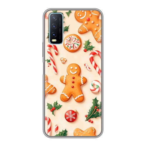 Дизайнерский силиконовый чехол для Vivo Y20 Новый год