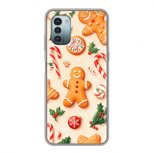 Дизайнерский силиконовый чехол для Nokia G11 Новый год