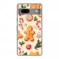 Дизайнерский силиконовый чехол для Google Pixel 7A Новый год